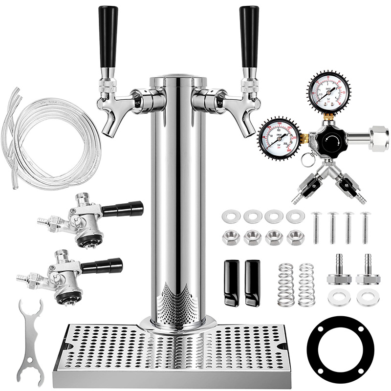 Craft Beer & Wine U- - Wieża do piwa z dwoma kranami,