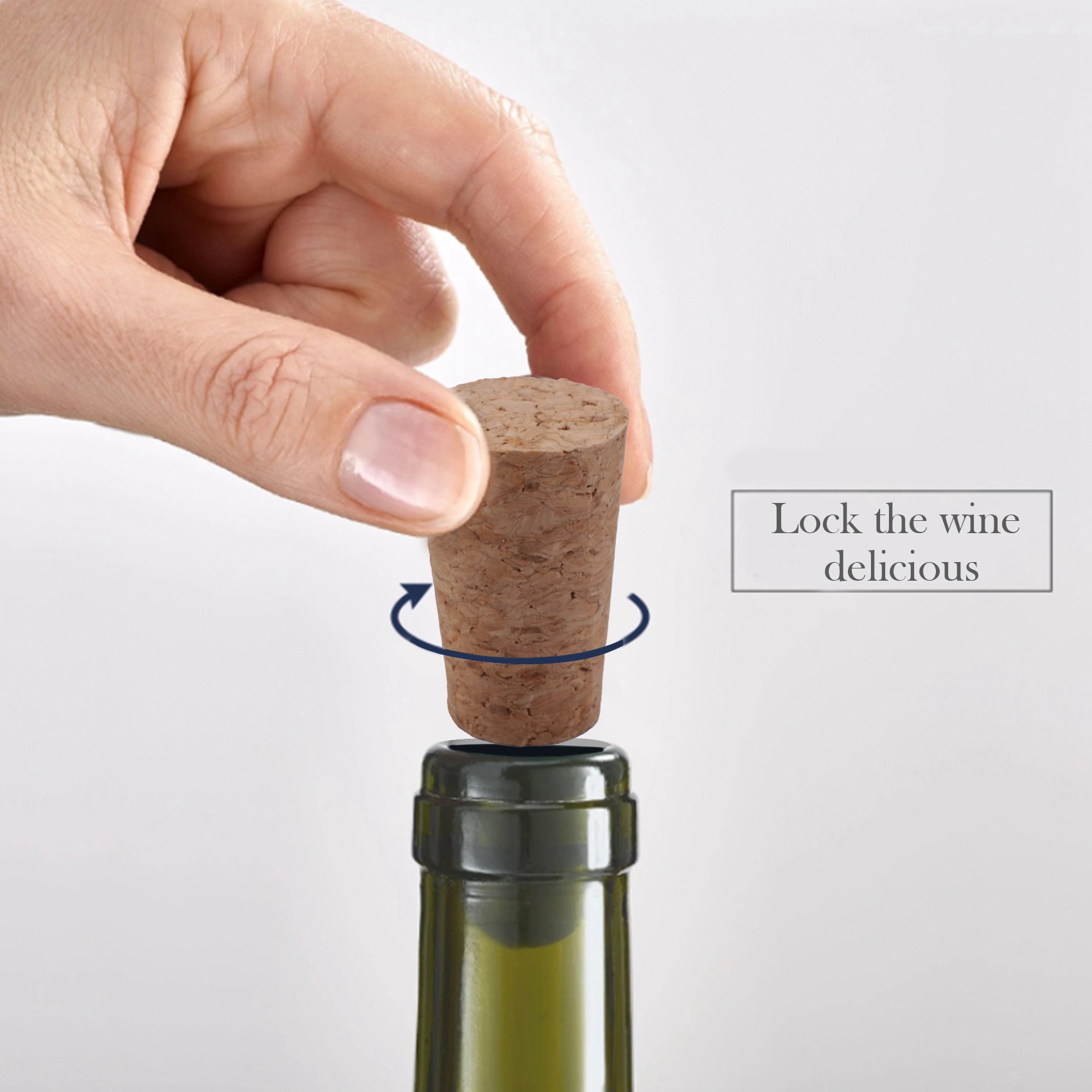 Craft Beer & Wine U- - Korki do butelek z drewna -