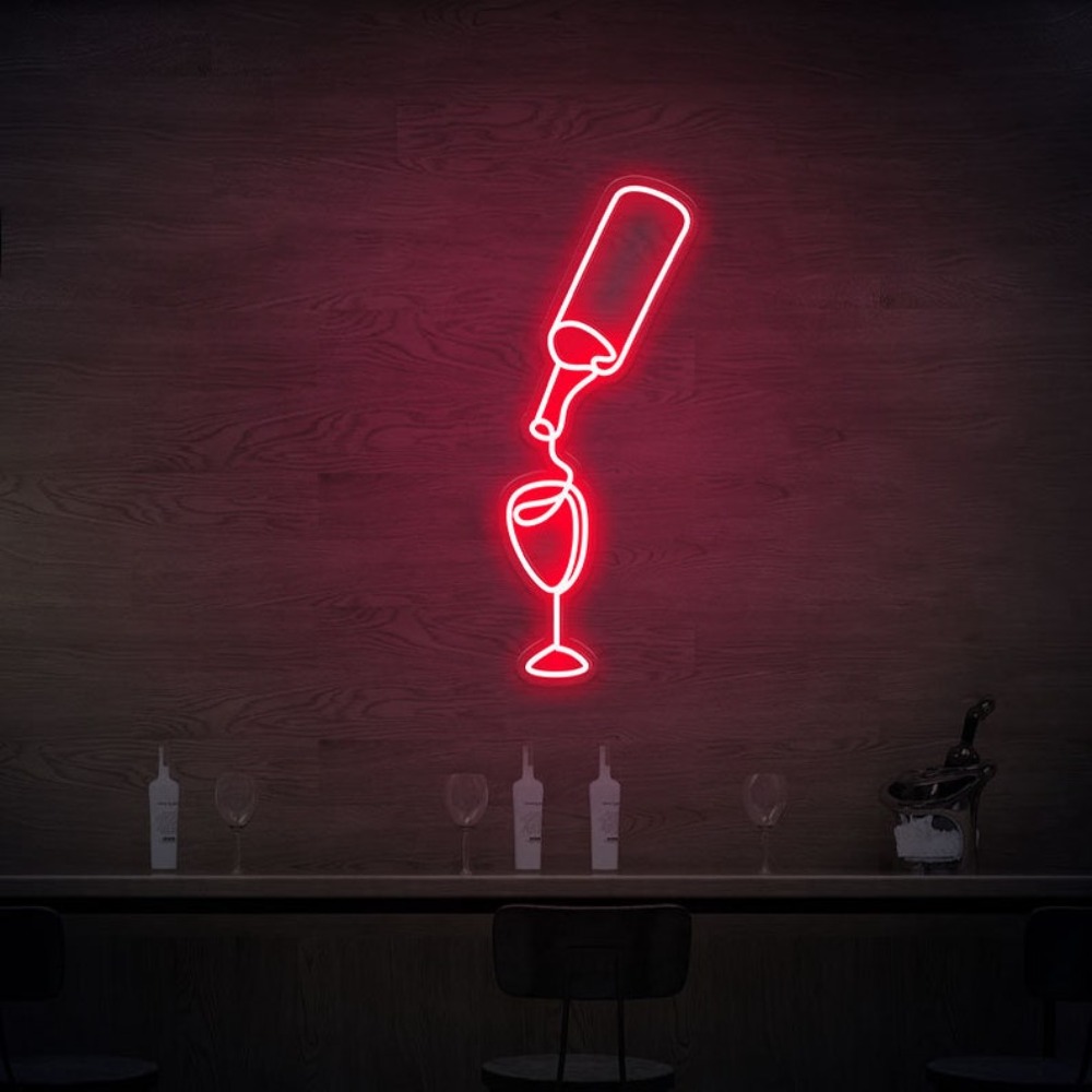 Neonowe lampki LED w kształcie – Wine In Beer Store recenzja i cena