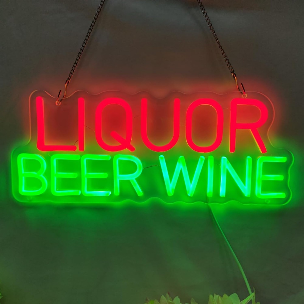 Neonowy znak LED na ścianę z m – Wine In Beer Store recenzja i cena