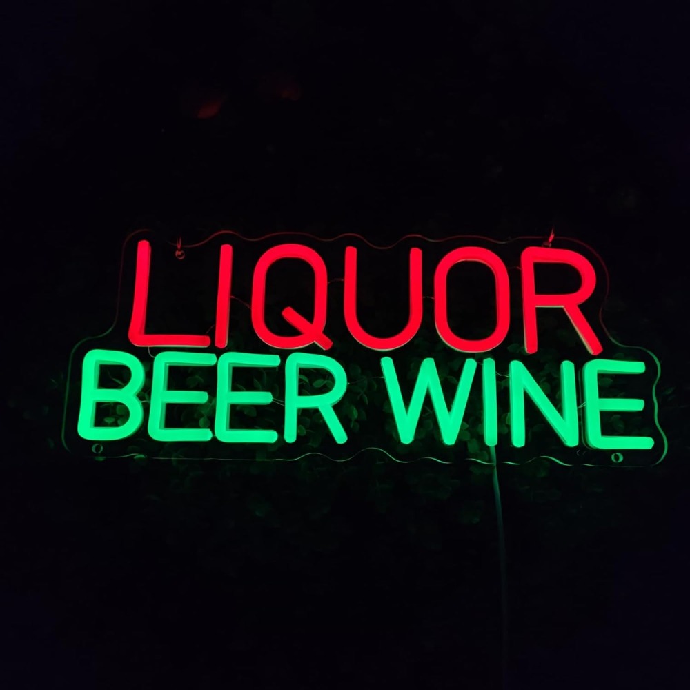 Neonowy znak LED na ścianę z m – Wine In Beer Store recenzja i cena