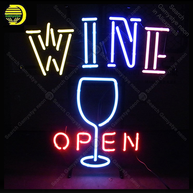 Neon Sign for OPEN WINE and wi – Wine In Beer Store recenzja i cena