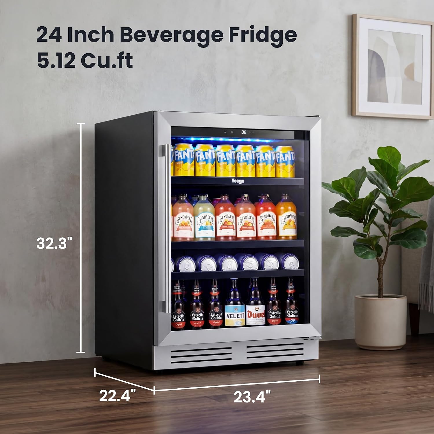 24-calowy chłodziarko-świąca d – Wine And Beer Undercounter Fridge recenzja i cena