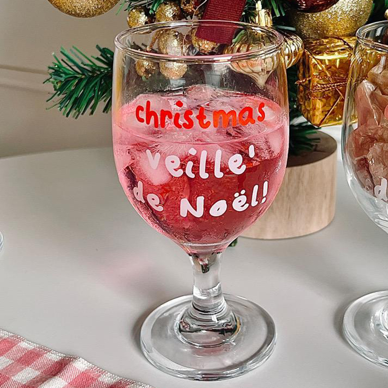 Kieliszki szklane z nadrukiem  – Wine Beer Foot recenzja i cena