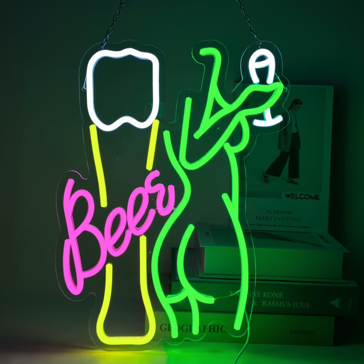 Neonowy szyld piwny, neonowa l – Wine In Beer Store recenzja i cena