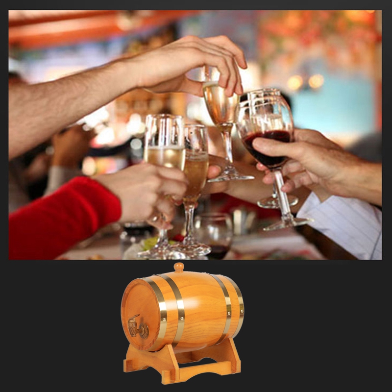 Dębowa beczka, 1.5 L / 3 L dęb – Wine In Beer Store recenzja i cena
