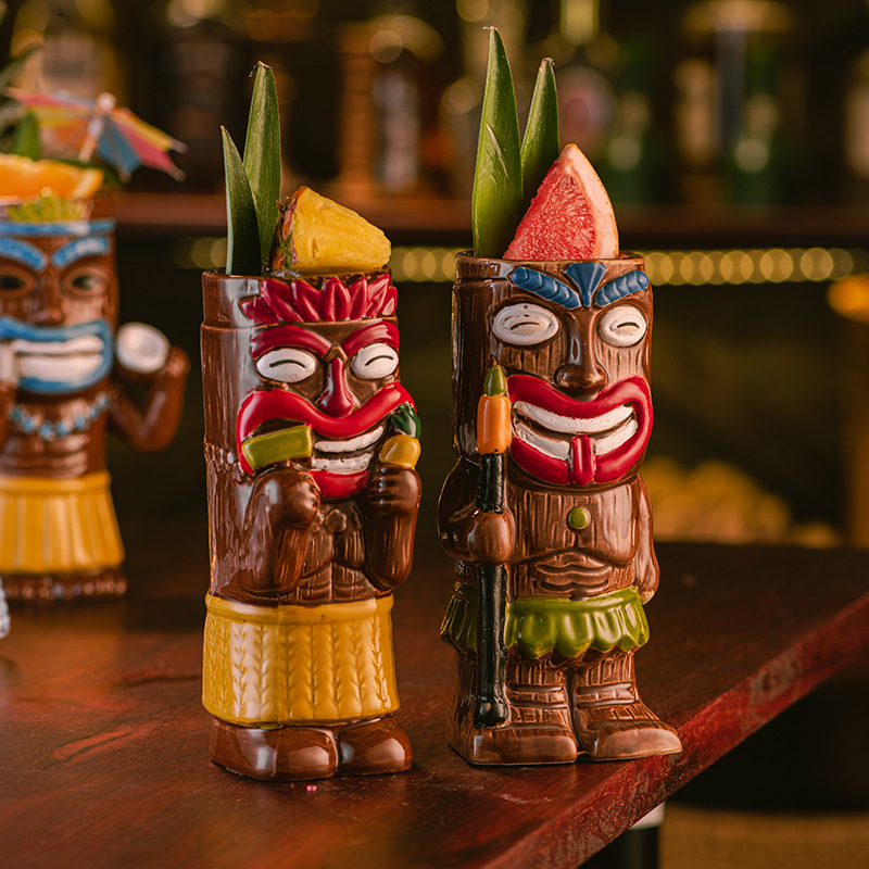 Ceramiczny kubek Tiki, hawajsk – Wine With Beer Cocktail recenzja i cena