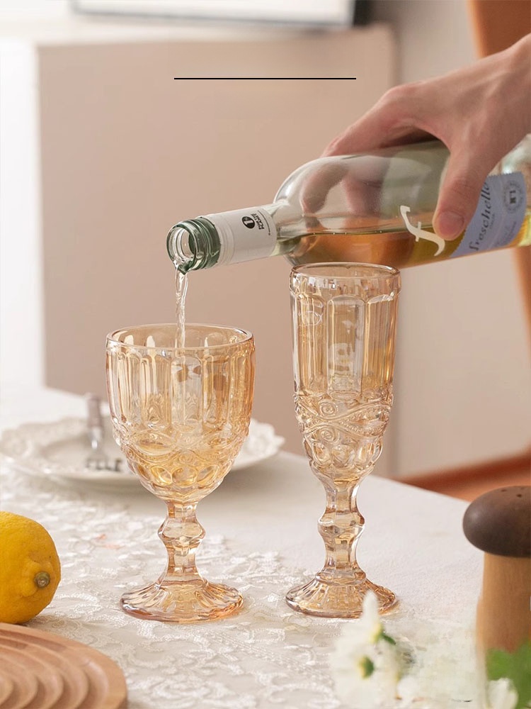 Szklanka do szampana Amber Rel – Wine Beer Foot recenzja i cena